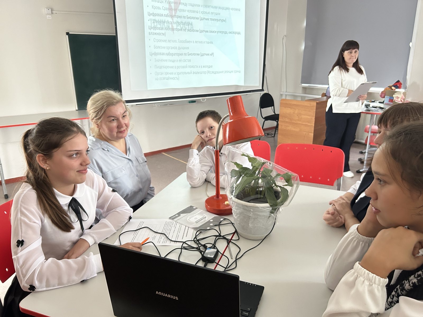 Торжественное открытие центра естественнонаучной и технологической направленностей «Точка роста».